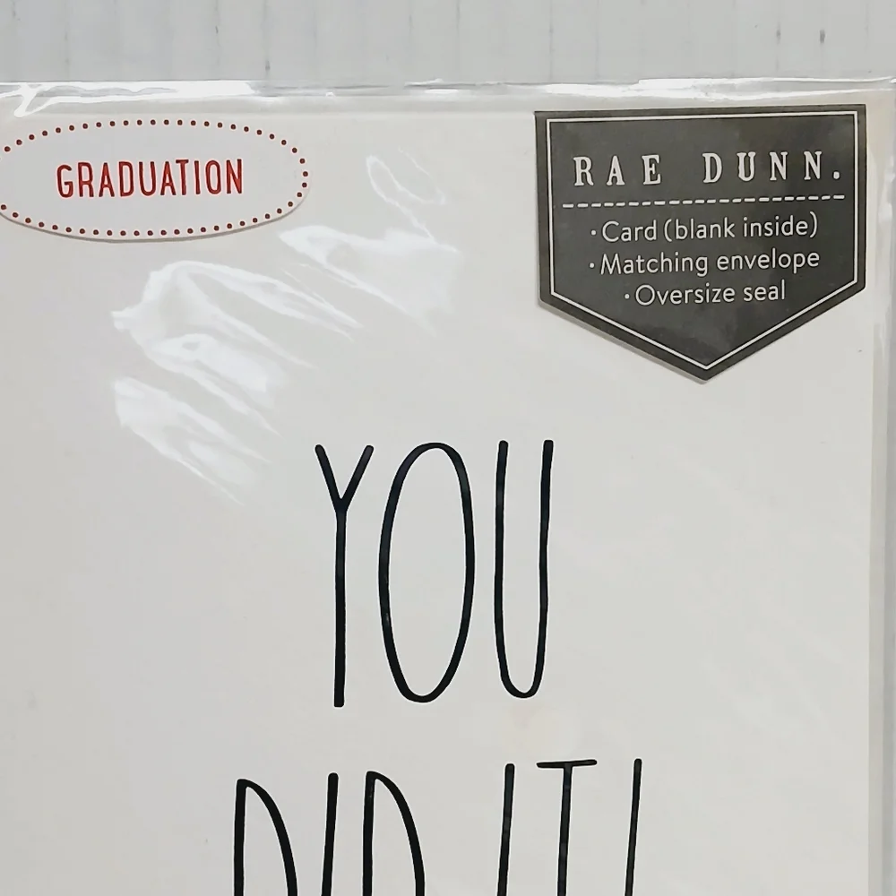 Rae Dunn Graduation Cards with Envelopes